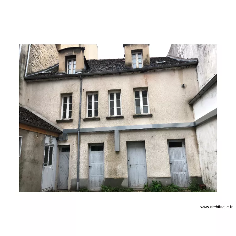 facade legros avant. Plan de 