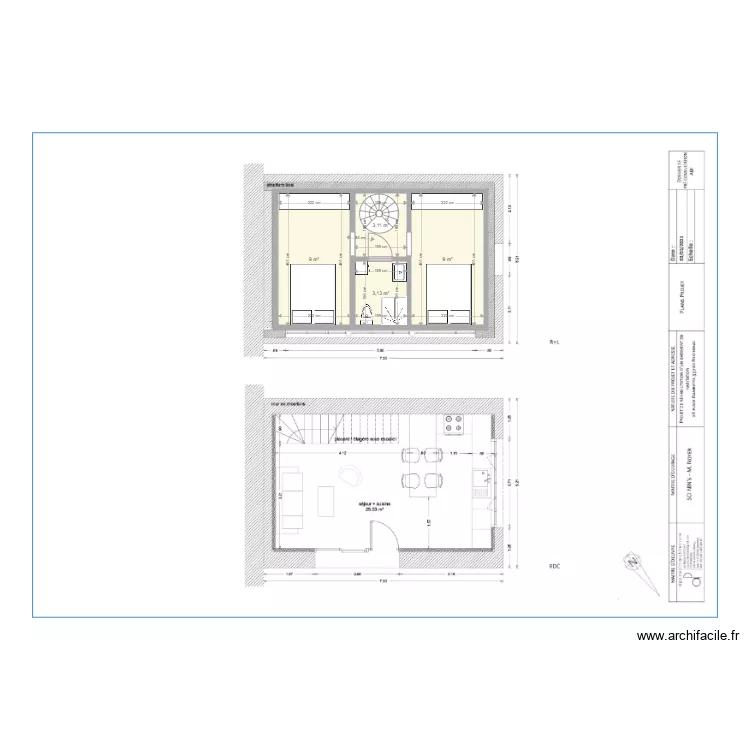 Podensac. Plan de Podensac. Plan de