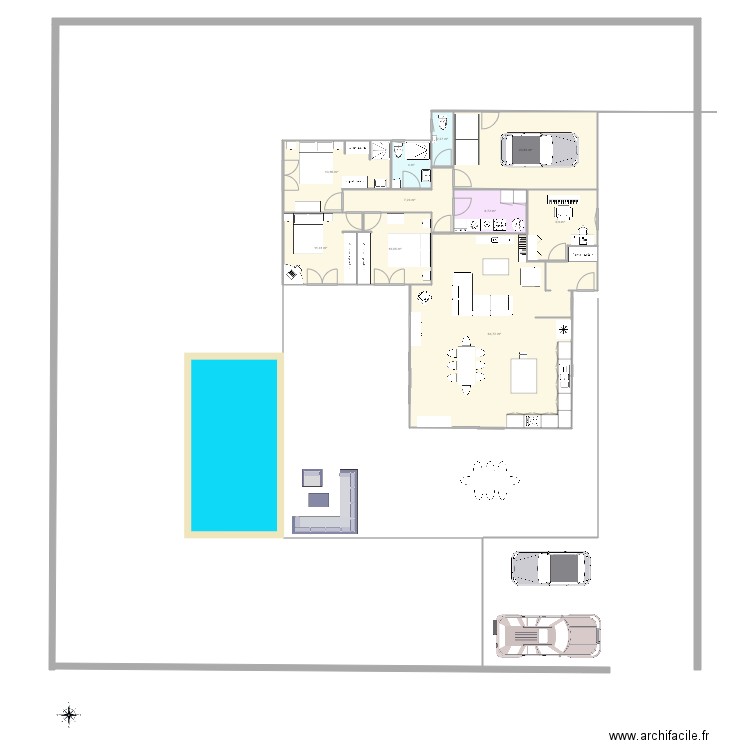 Projet maison 2b. Plan de 0 pièce et 0 m2