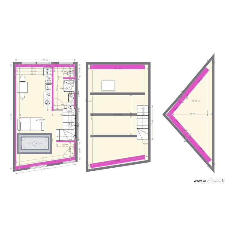 SHERRER. Plan de 0 pièce et 0 m2
