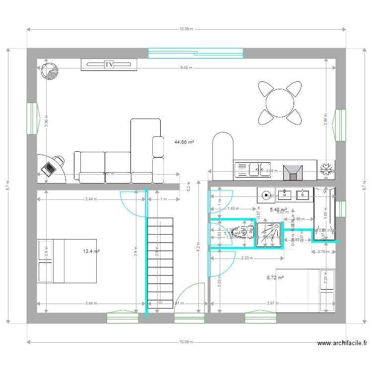 DEMESMAY version 2. Plan de 0 pièce et 0 m2