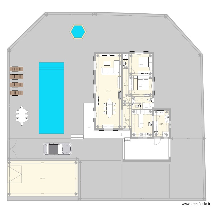 Projet complet. Plan de 0 pièce et 0 m2