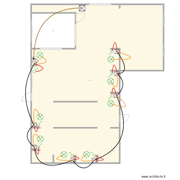 PLAN 1. Plan de 2 pièces et 842 m2