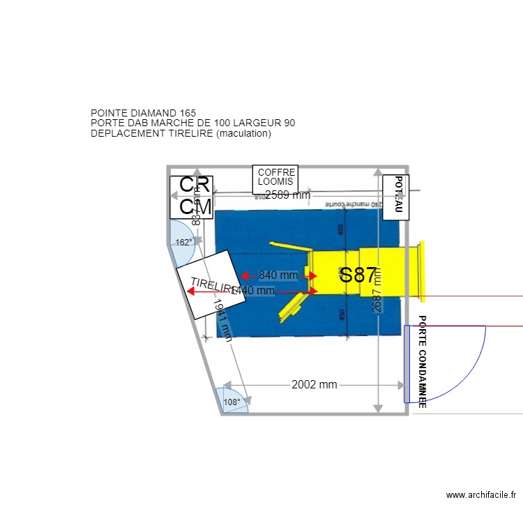 plan de masse PROJET FLORENSAC S87. Plan de 0 pièce et 0 m2
