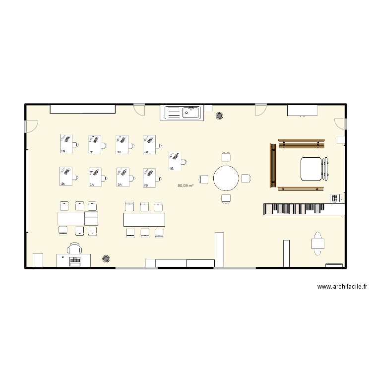 a faire ecole . Plan de 0 pièce et 0 m2