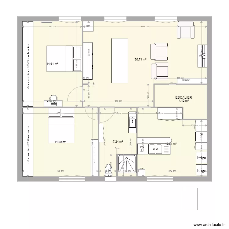 46 AV HAUT VERNET. Plan de 