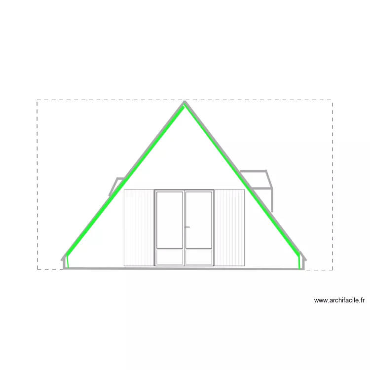 MAISON GOUAUX 06 PLAN CE COUPE . Plan de 