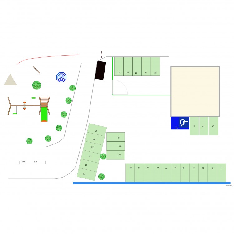 projet5C. Plan de 0 pièce et 0 m2