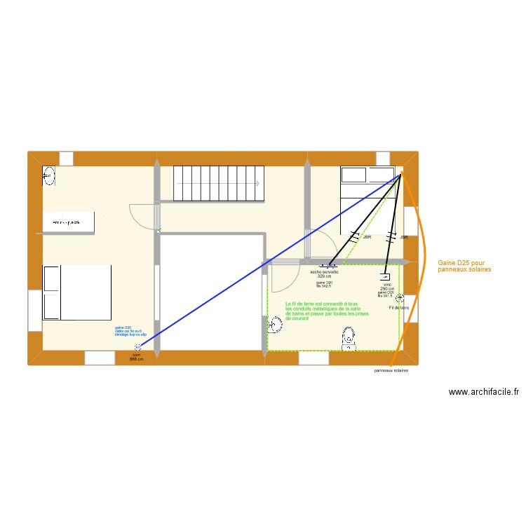 mik et otis circuits spé et com. Plan de 12 pièces et 174 m2