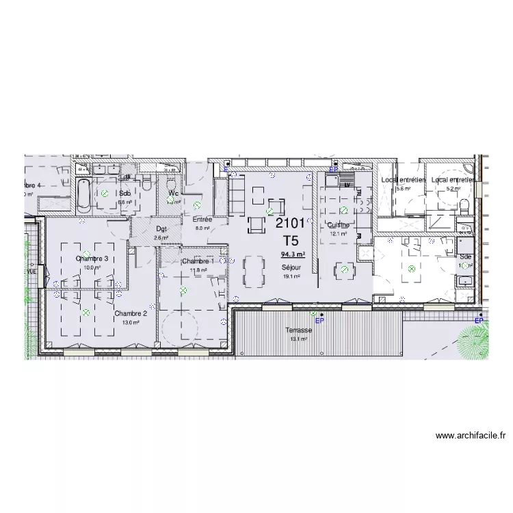 Implantation T5. Plan de Implantation T5. Plan de