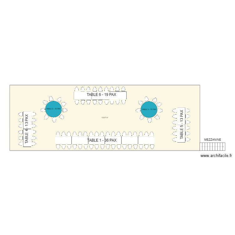 Plan Perrotin. Plan de 2 pièces et 261 m2