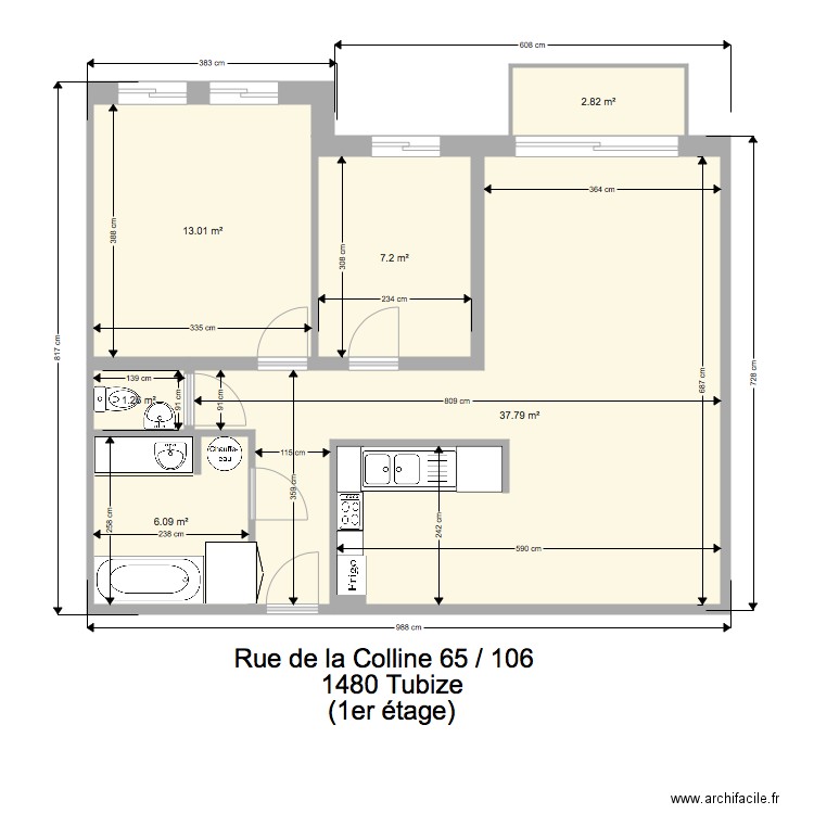 plan Loubna . Plan de 0 pièce et 0 m2