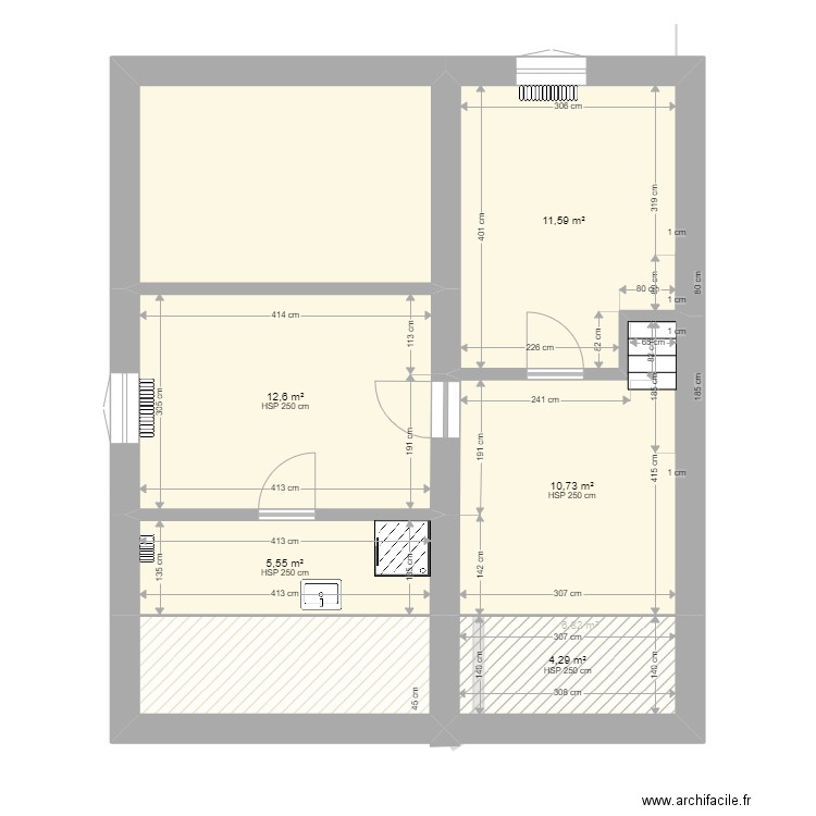 Plan maison. Plan de 20 pièces et 182 m2