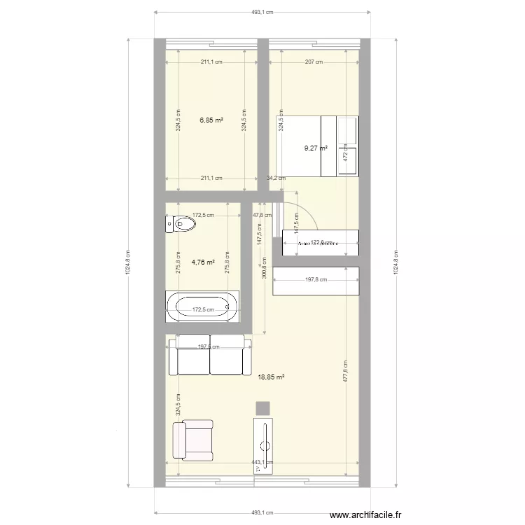 Carqueiranne. Plan de 