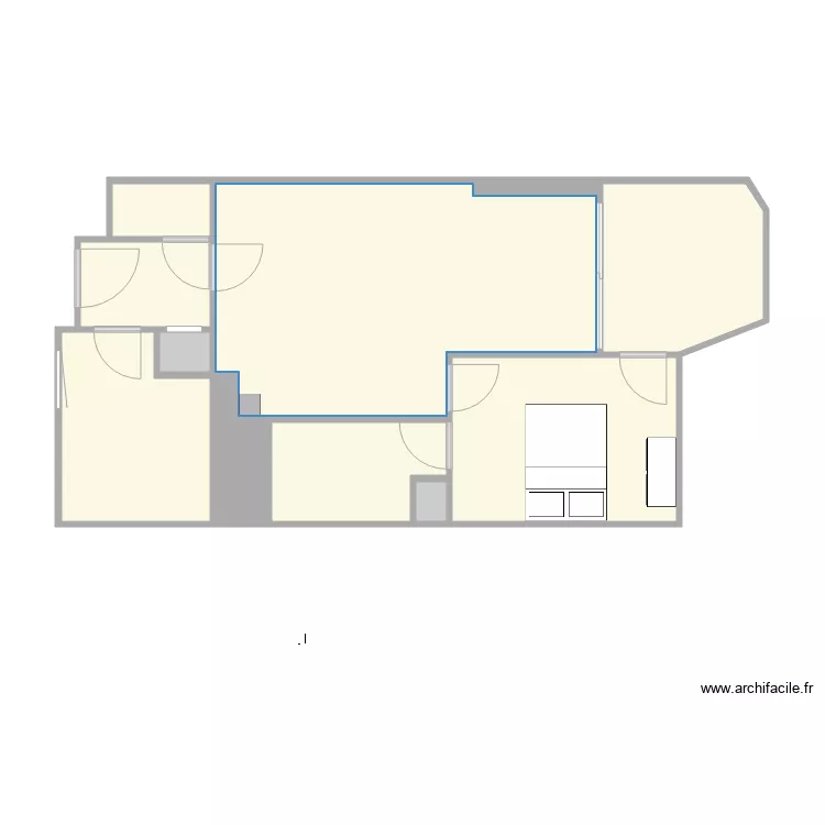 Bretagne 1er bis. Plan de 12 et 60 m² Bretagne 1er bis. Plan de 12 et 60 m²