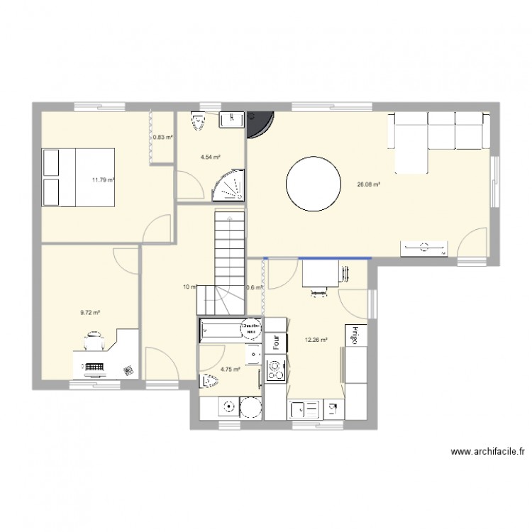 80M2 ETAGE. Plan de 0 pièce et 0 m2