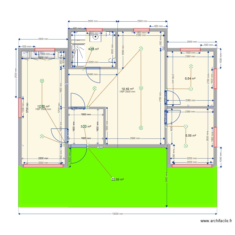 60 5. Plan de 0 pièce et 0 m2