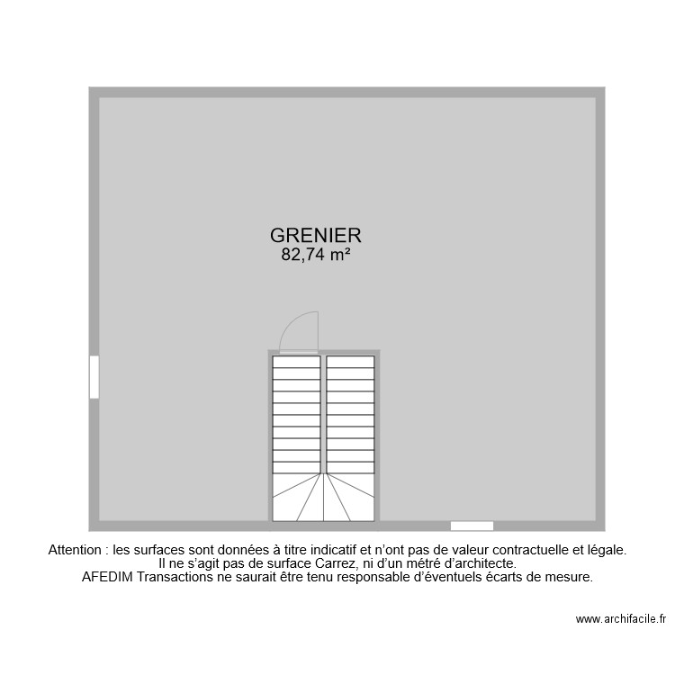 BI 6916 GRENIER. Plan de 0 pièce et 0 m2