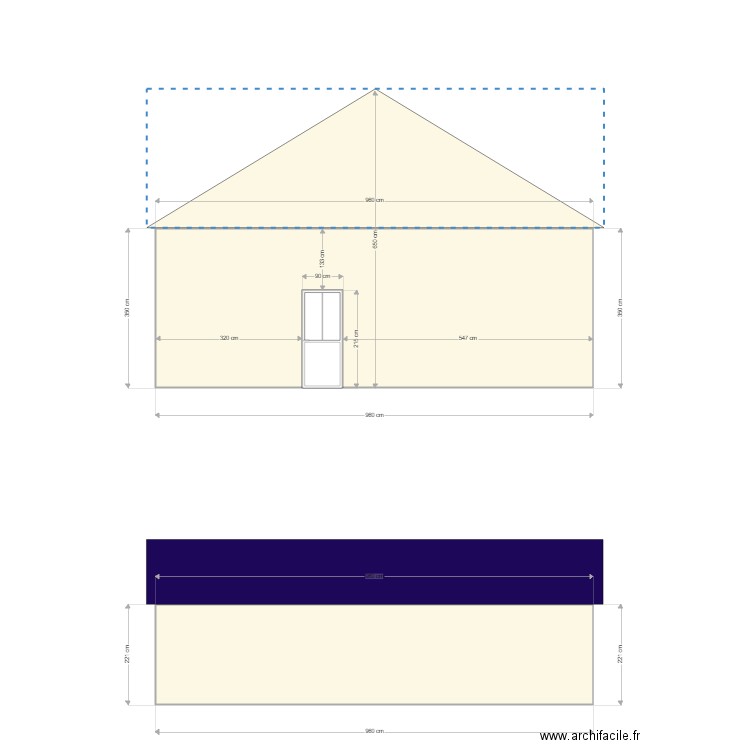 2 pignon titi. Plan de 0 pièce et 0 m2
