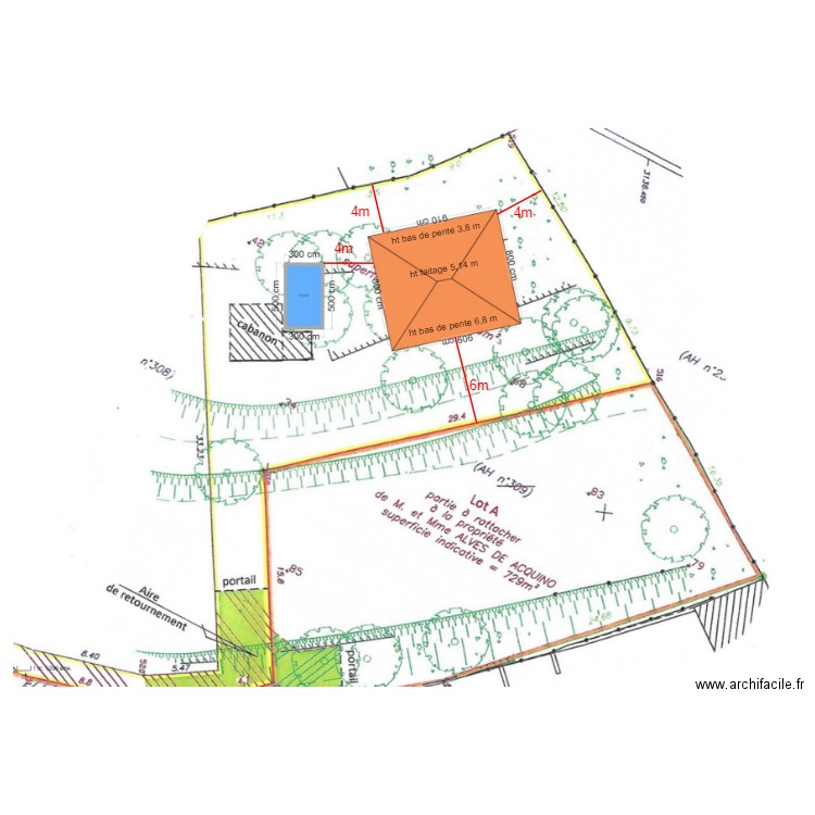 PLAN DE MASSE GEN JORGE. Plan de 0 pièce et 0 m2