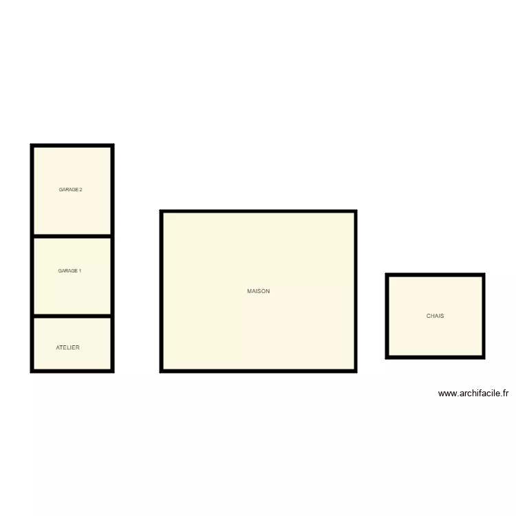 LOISON EXTERIEURS. Plan de 