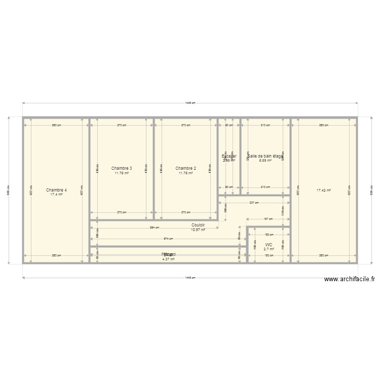 Etage 1. Plan de 0 pièce et 0 m2