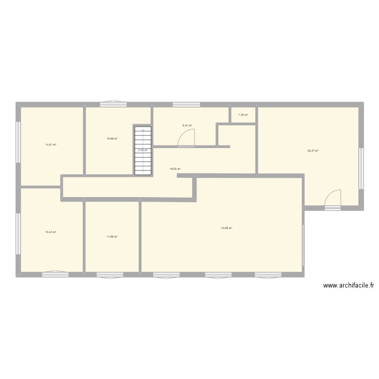 COYECQUES OK. Plan de 10 pièces et 154 m2