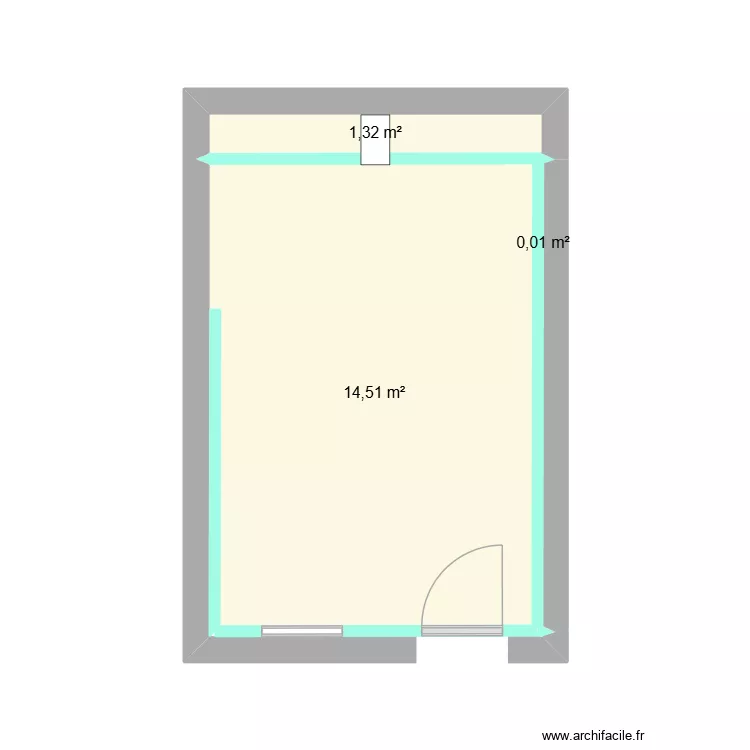 salle sport. Plan de 3 et 16 m² salle sport. Plan de 3 et 16 m²