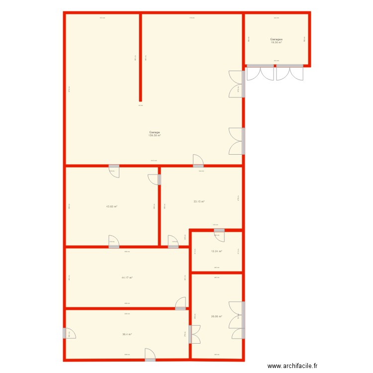 BI 3304 annexes. Plan de 0 pièce et 0 m2