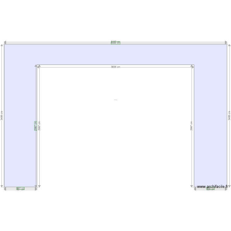 SERRE. Plan de 1 pièce et 750 m2