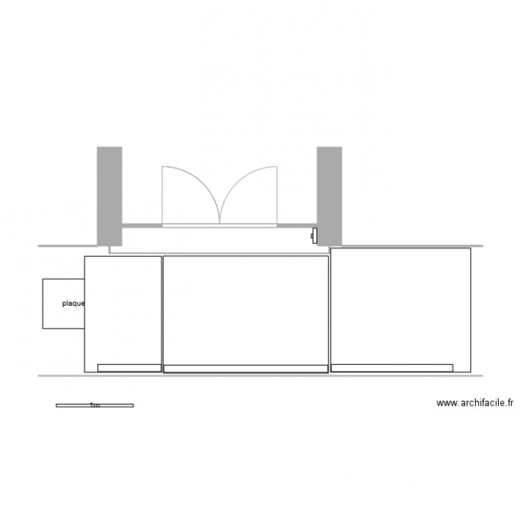 rampe accès immeuble. Plan de 0 pièce et 0 m2