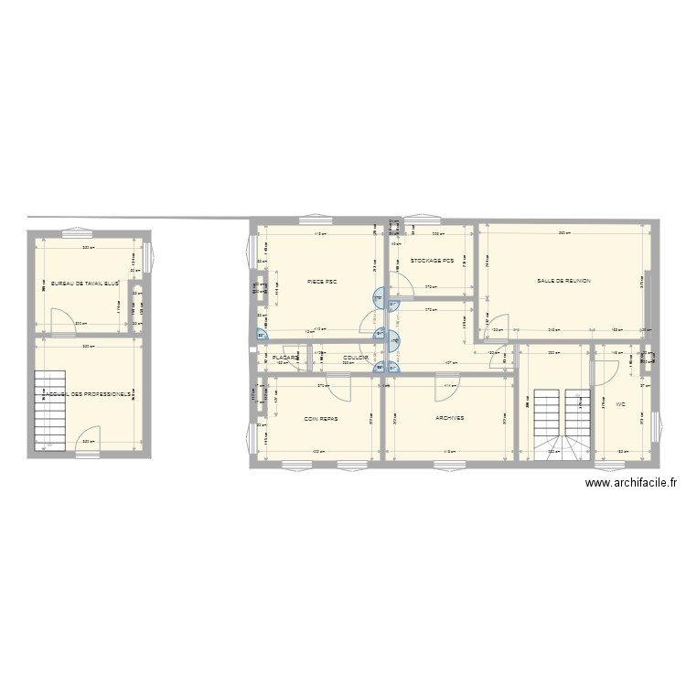 mairie. Plan de 0 pièce et 0 m2