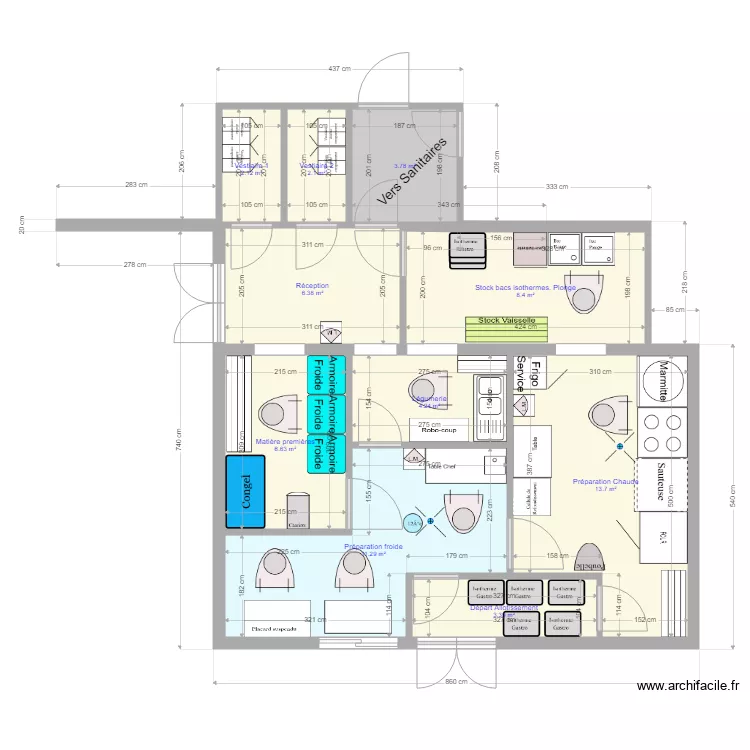 Mazerolles 001. Plan de 