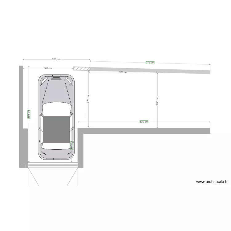 modification portail. Plan de 