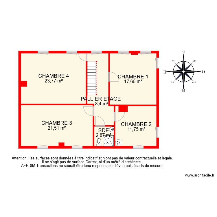 BI 6909 ETAGE . Plan de 0 pièce et 0 m2