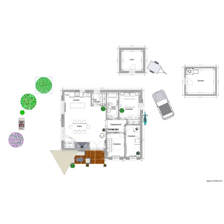 SAXON. Plan de 0 pièce et 0 m2