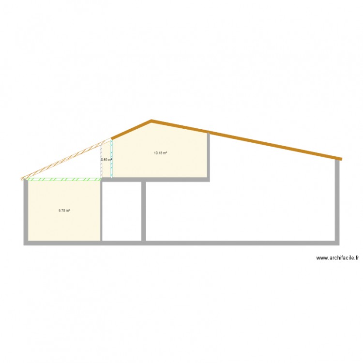 Plan de création de terrasse. Plan de 0 pièce et 0 m2