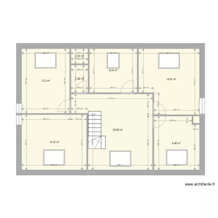 MAISON EQ ETAGE V1. Plan de 