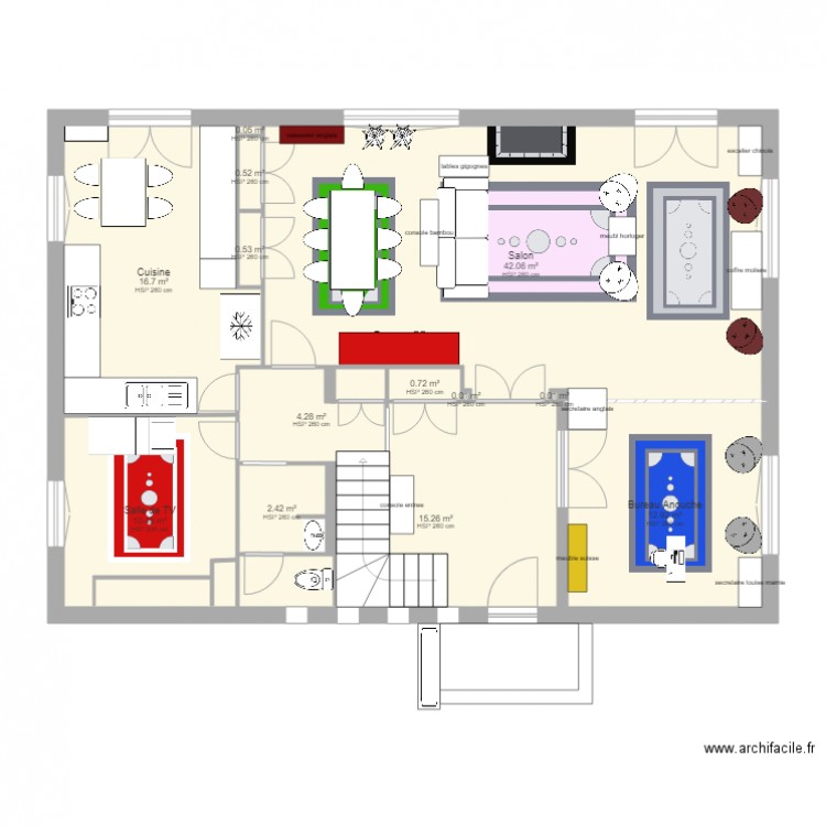 levant rdc  fev 18. Plan de 0 pièce et 0 m2