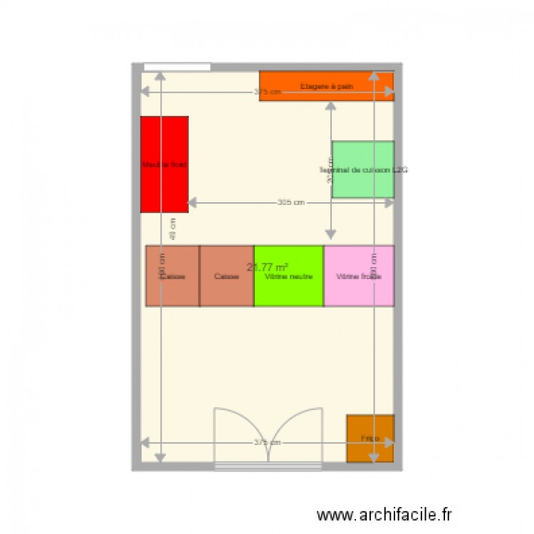 La Semeuse Zone Boulangerie VF. Plan de 0 pièce et 0 m2