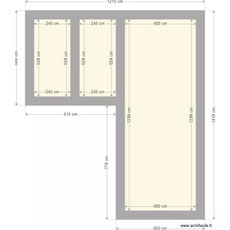FONDATION PETOT. Plan de 