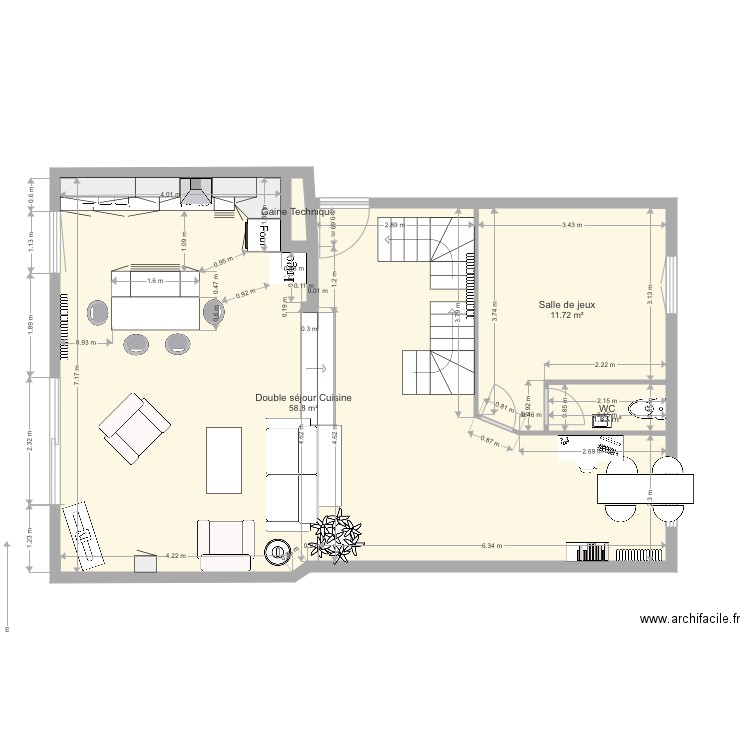 NEUILLY PLAN projet canape. Plan de 0 pièce et 0 m2