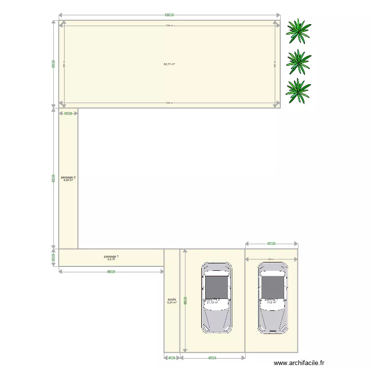 Alex ext&eacute;rieur 77. Plan de 