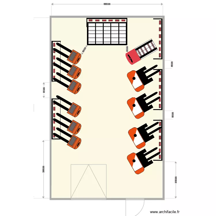 Salle de Charge 3 STEF RECHSTETT. Plan de 