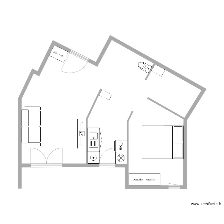 Les Aterides plan original. Plan de 0 pièce et 0 m2