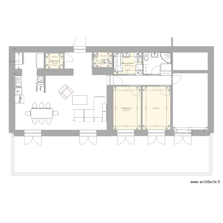 DEAUVILLE. Plan de 0 pièce et 0 m2