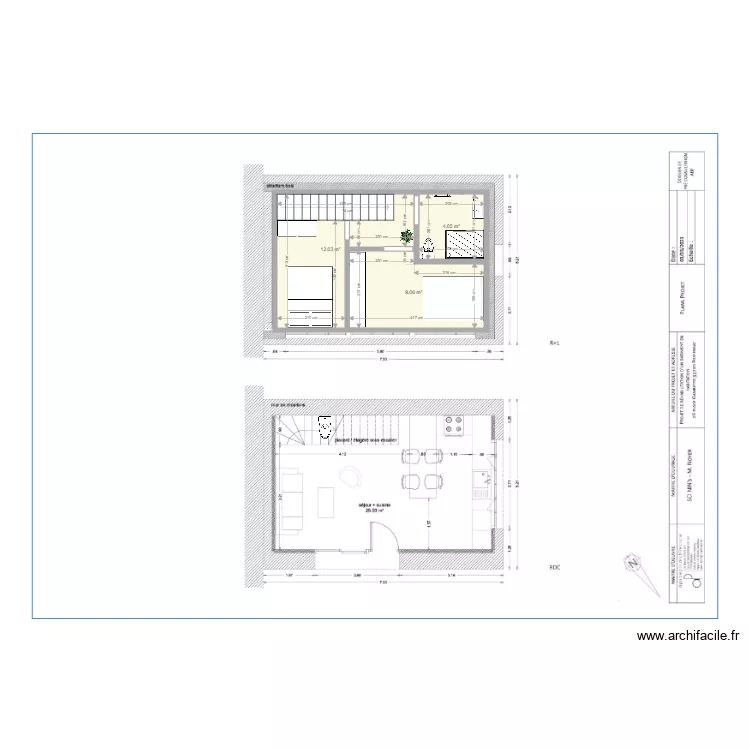 Podensac 2 . Plan de Podensac 2 . Plan de