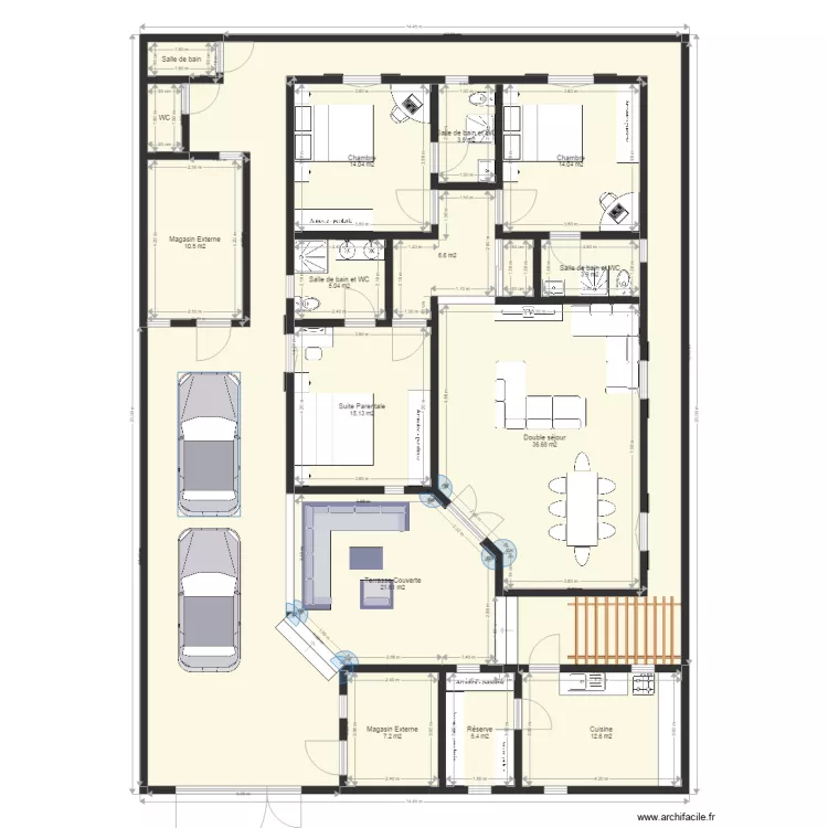 Tournesol Small Tiers. Plan de 0 pièce et 0 m2