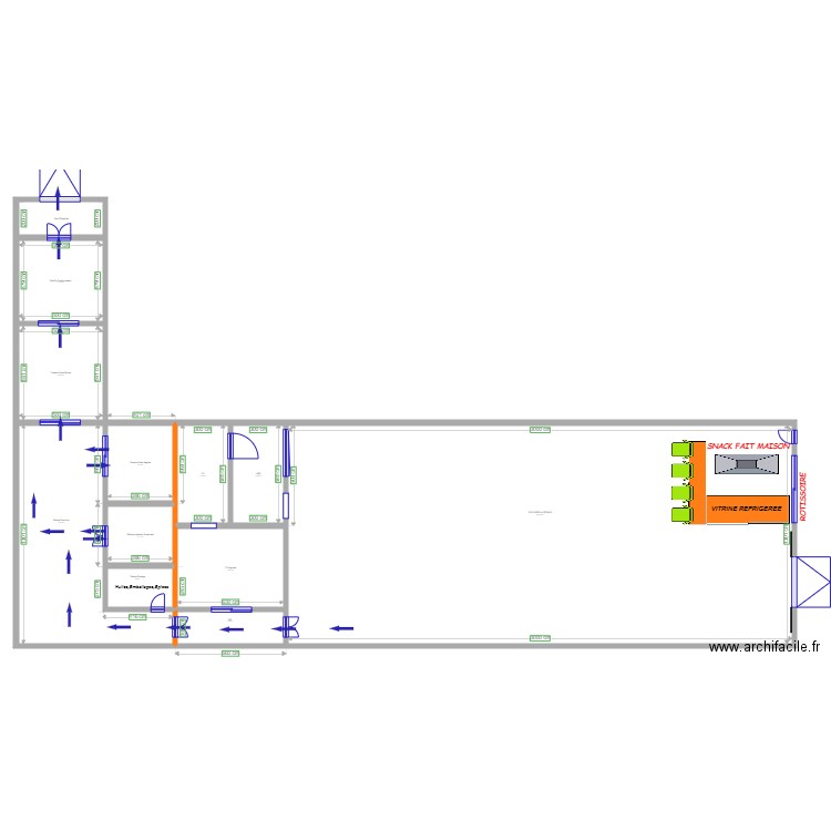 CIRCUIT DES VIANDES ET PRODUITS FINI . Plan de 0 pièce et 0 m2