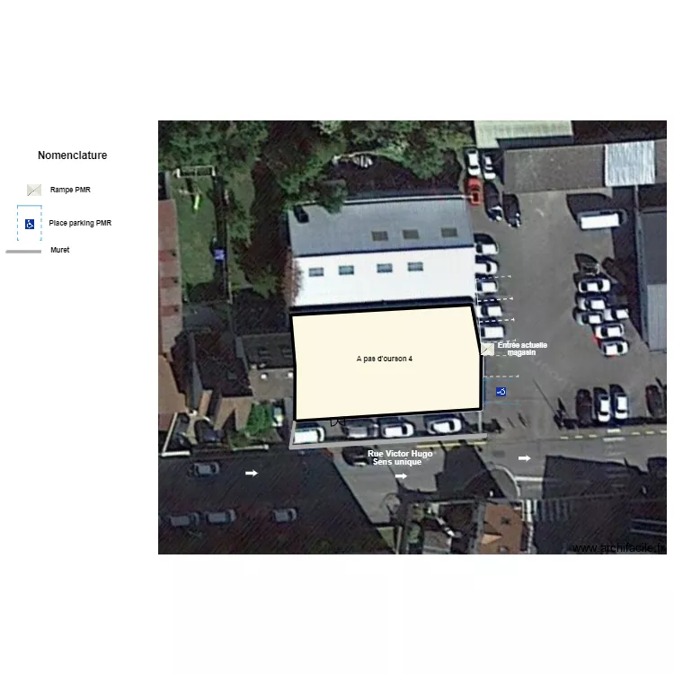 Plan de masse A pas d'ourson 4. Plan de Plan de masse A pas d'ourson 4. Plan de